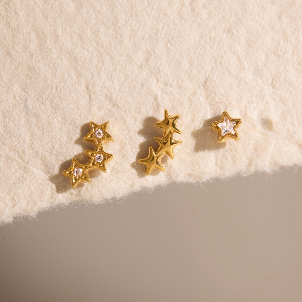 Luxury Whimsical Celestial Wave Curated Earrings Set