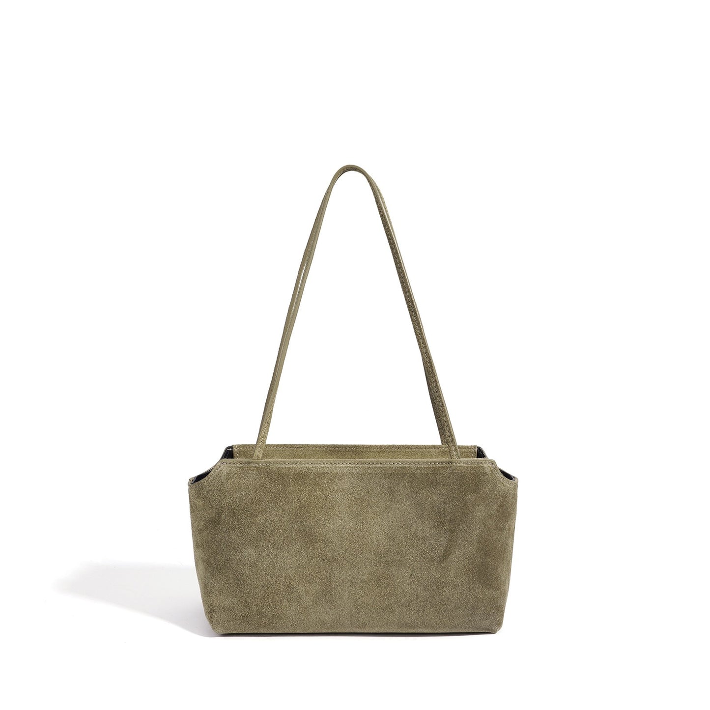 Vintage Suede Leather Clutch Bag