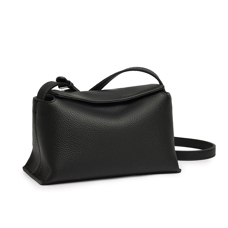 The Artisan Niche Genuine Leather Crossbody Bag with Hidden Magnetic Clasp