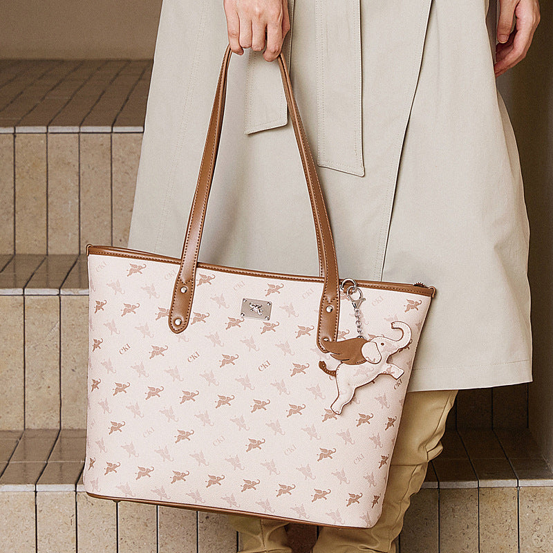 Sac à main épaule fourre-tout monogramme vintage de luxe grand éléphant volant