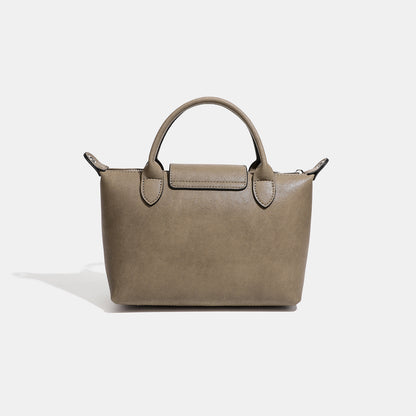Heritage Genuine Leather Slouchy Clutch Dumpling Bag