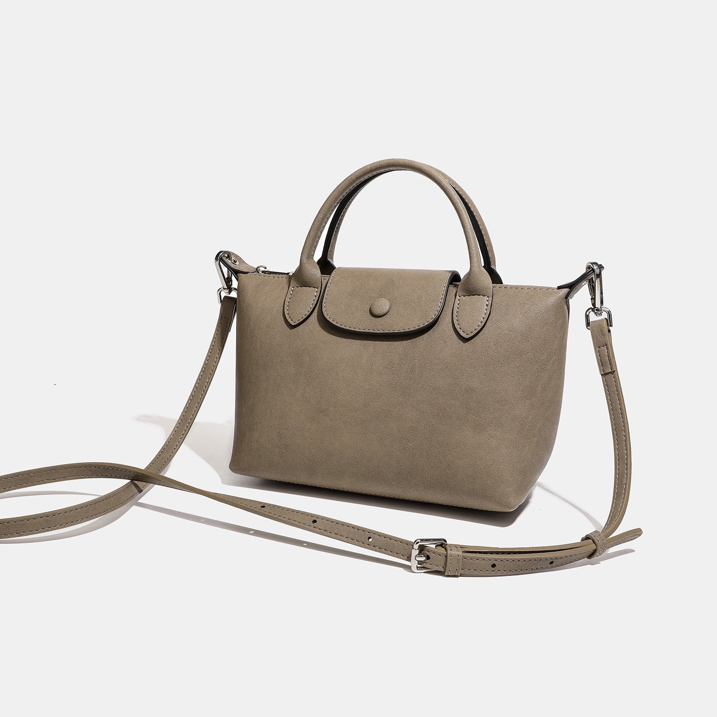 Heritage Genuine Leather Slouchy Clutch Dumpling Bag