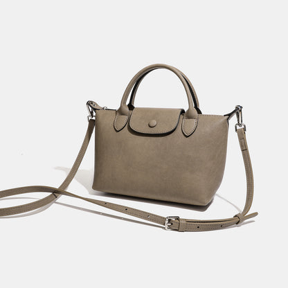 Heritage Genuine Leather Slouchy Clutch Dumpling Bag