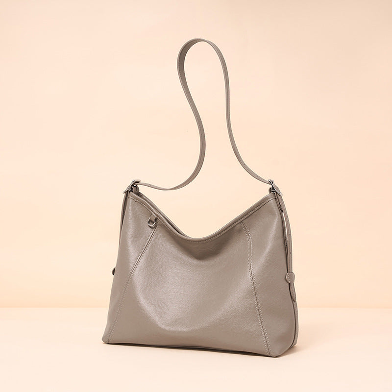 حقيبة هيريتاج بوسطن جلد طبيعي - حقيبة بولينغ كلاسيكية بمقبض علوي