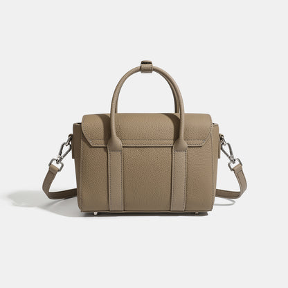 حقيبة كتف كروس بودي جلد طبيعي كلاسيكية أنيقة بغطاء