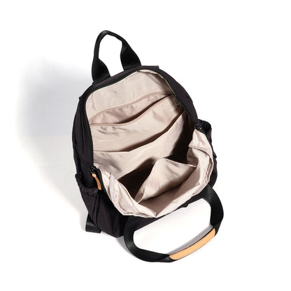 Urban Nylon Spacious Capacity Zipper Backpack