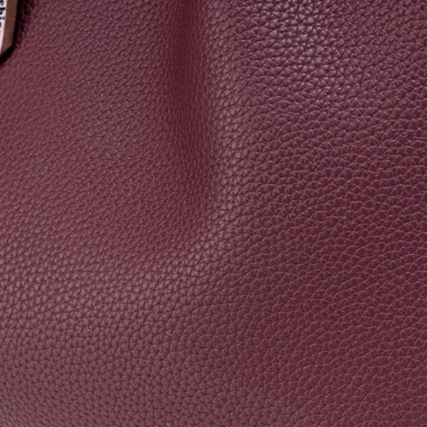 Modern Sleek Vegan Eco-Leather Tote Clutch Bag