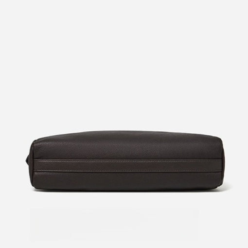 Defined Genuine Leather Boston Clutch Bag