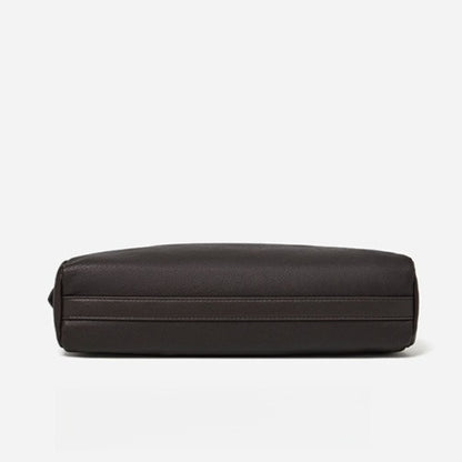 Defined Genuine Leather Boston Clutch Bag