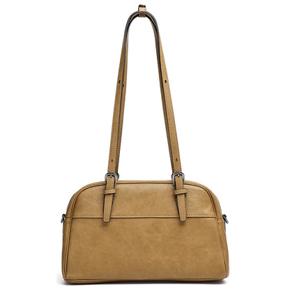 Mellow Rustic Genuine Leather Boston Clutch Bag