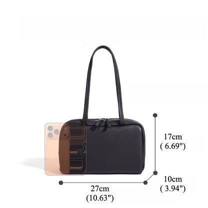 Minimalist Sleek Genuine Leather Clutch Bag