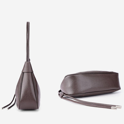 Women's Sable Crescent Genuine Leather Hobo Bag