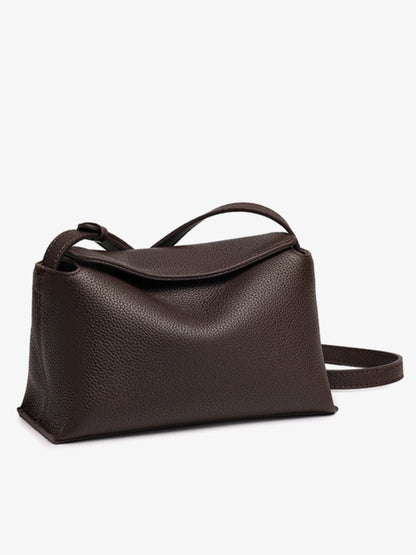 The Artisan Niche Genuine Leather Crossbody Bag with Hidden Magnetic Clasp