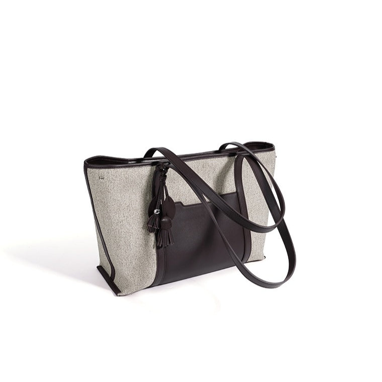 Minimalist Canvas Spacious Tote Clutch Bag