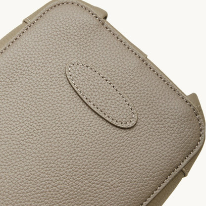 Women's Executive Trapezoid Genuine Leather Tote Bag