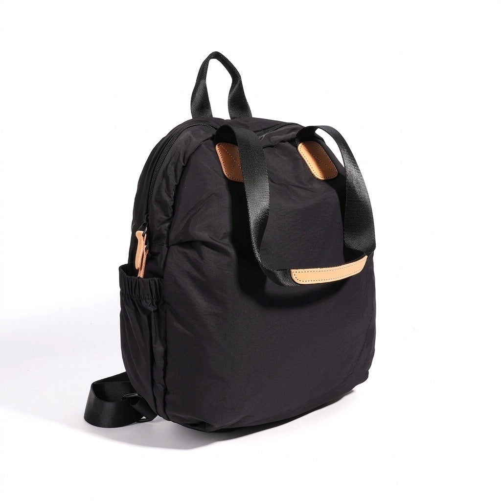 Urbaner geräumiger Nylon-Rucksack mit Reißverschluss