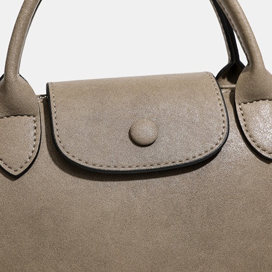 Heritage Genuine Leather Slouchy Clutch Dumpling Bag