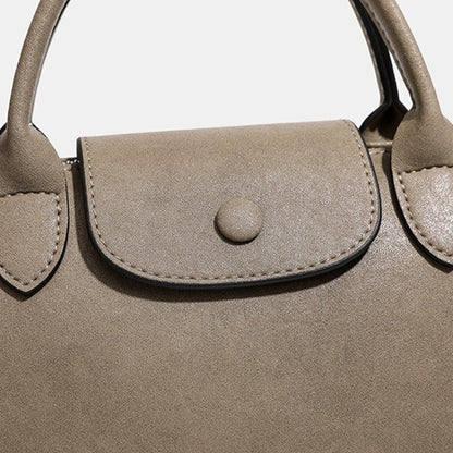 Heritage Genuine Leather Slouchy Clutch Dumpling Bag