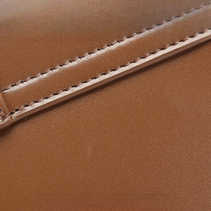 Retro Genuine Leather Baguette Clutch Bag