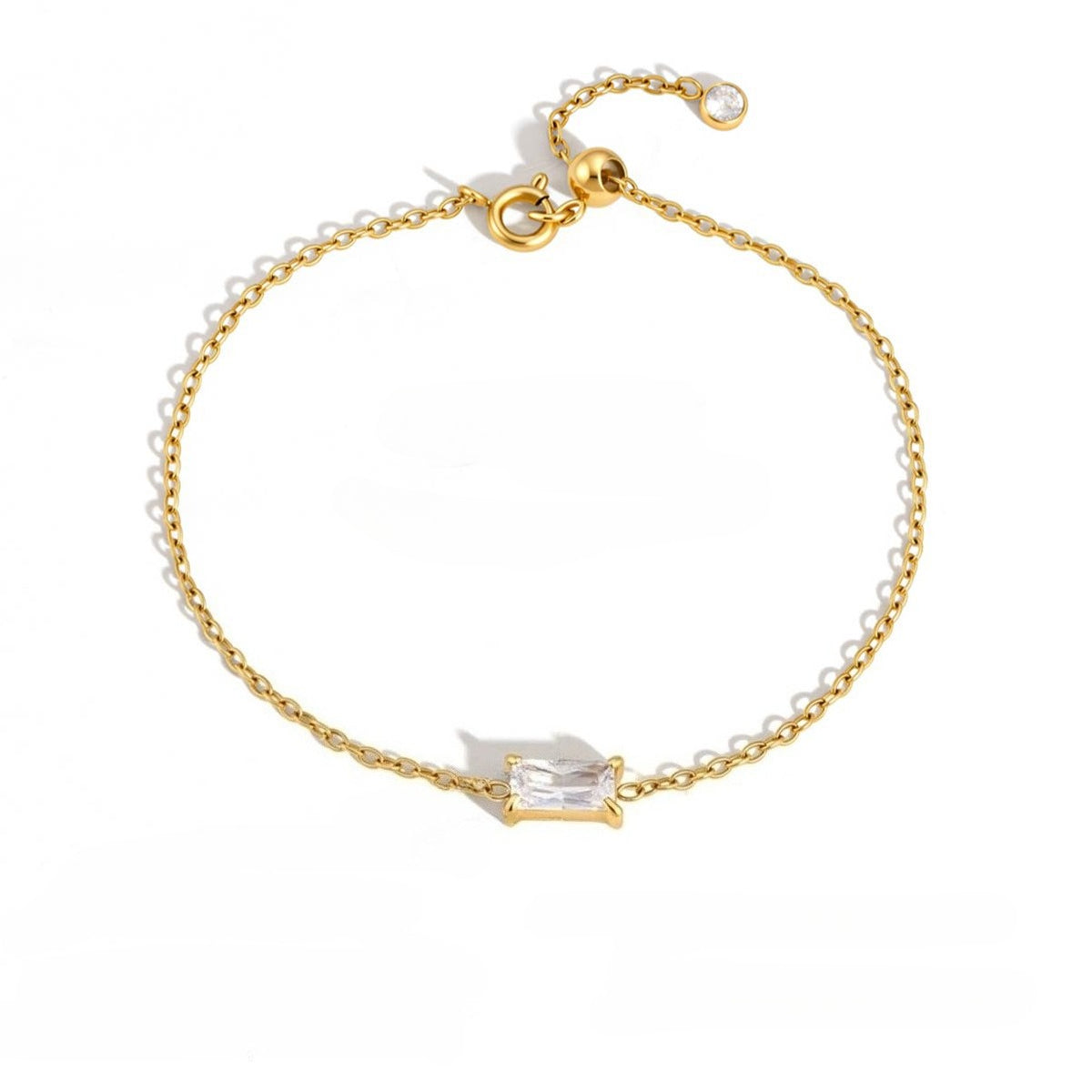 Minimalist Constellation Geometric Solitaire Layering Bracelet