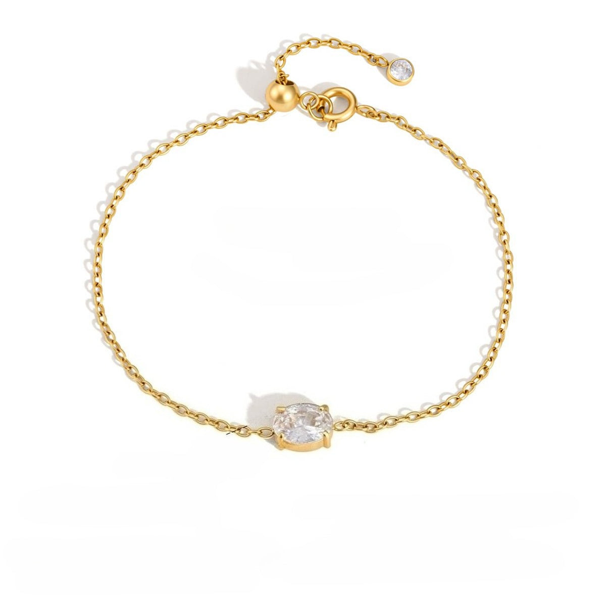 Minimalist Constellation Geometric Solitaire Layering Bracelet