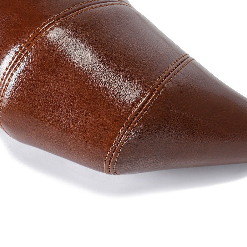 حقيبة أرتيزان كرواسون جلد طبيعي | حقيبة هوبو بسيطة مع عقدة ولوحات