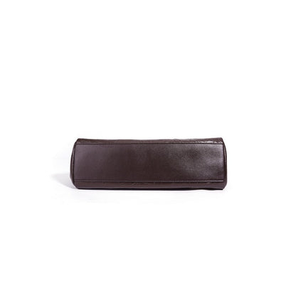 Elegant Genuine Leather Flap Messenger Clutch Bag