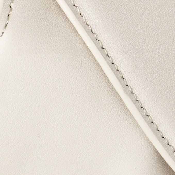Silky Matte Genuine Leather Envelope Flap Clutch Bag