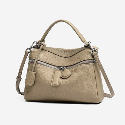 Chic Genuine Leather Square Pillow Clutch Bag