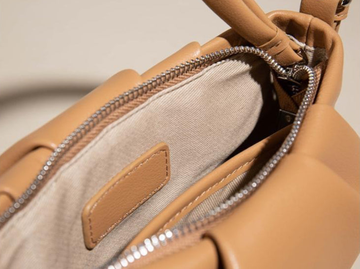 The Soft Genuine Leather Ruched Hobo Shoulder Bag with Adjustable Strap