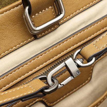 Vintage Casual Genuine Leather Flap Backpack