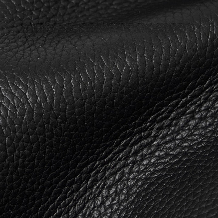 Sleek Pebbled Grain Texture Flap Genuine Leather Tote Clutch Bag