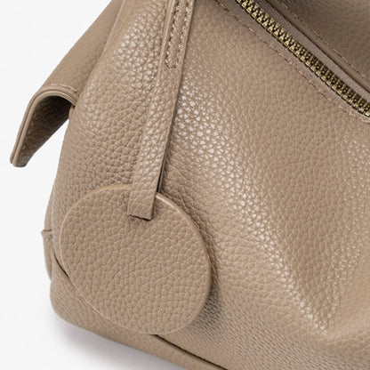 Casual Vegan Eco-Leather Boston Clutch Bag