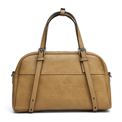 Mellow Rustic Genuine Leather Boston Clutch Bag