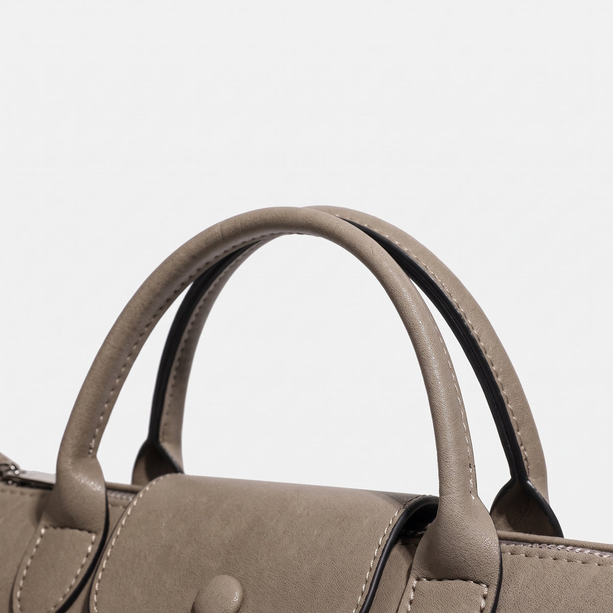 Heritage lässige Dumpling-Clutch aus echtem Leder