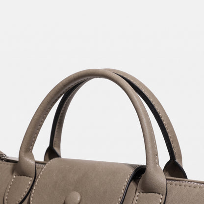 Heritage lässige Dumpling-Clutch aus echtem Leder