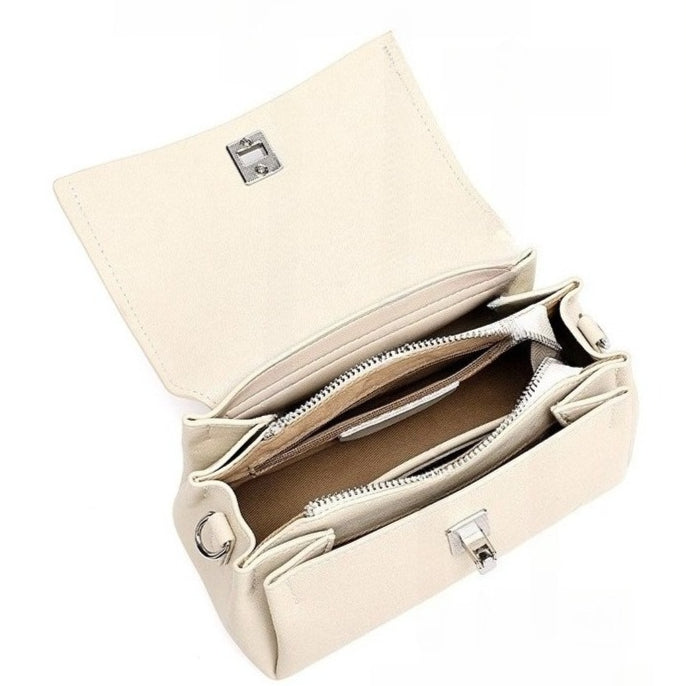 Featherlight Pebbled Genuine Leather Pillow Clutch Bag
