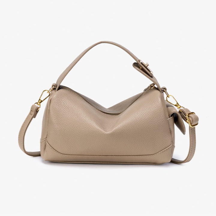 Casual Vegan Eco-Leather Boston Clutch Bag