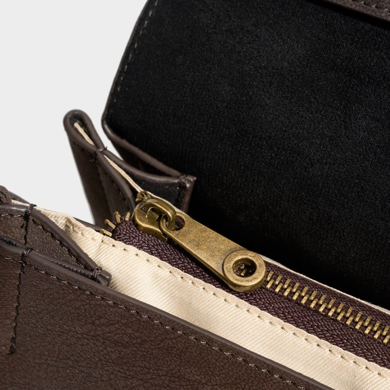 Distressed Sculptured Genuine Matte Cowhide Trapezoid Bag