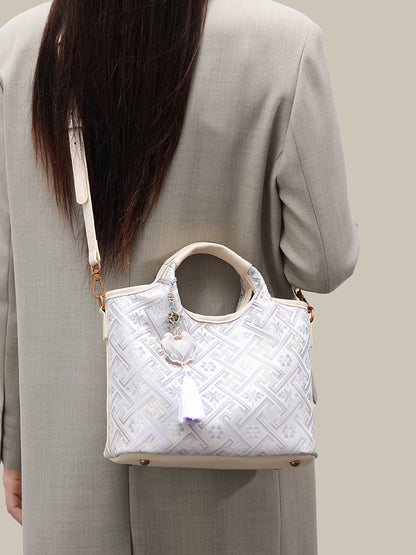 Muted Gentle Vegan Eco-Leather Mini Tote Clutch Bag