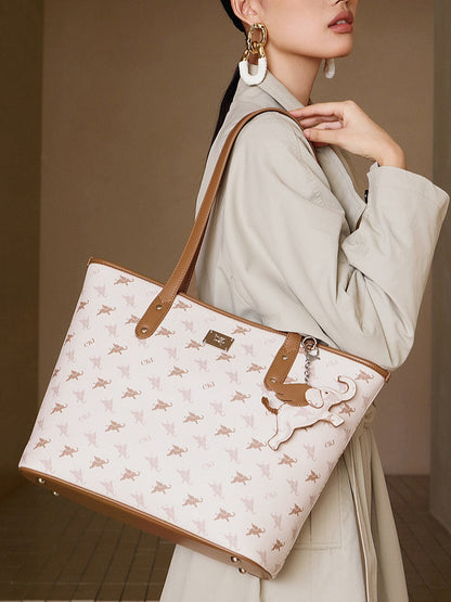 Sac à main épaule fourre-tout monogramme vintage de luxe grand éléphant volant
