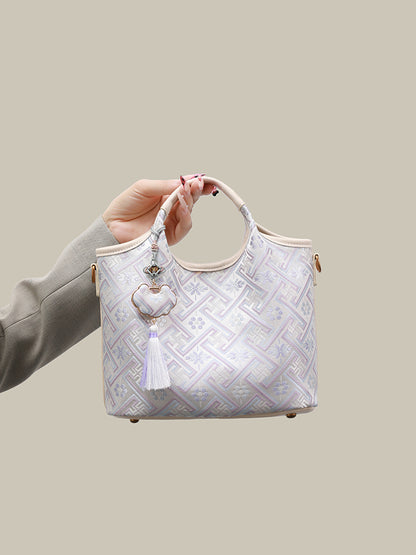 Muted Gentle Vegan Eco-Leather Mini Tote Clutch Bag