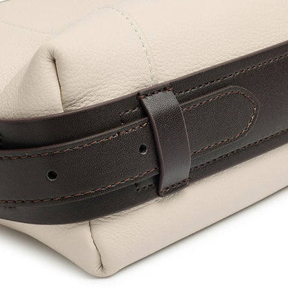 Anspruchsvolle Silhouette Handtasche aus echtem Leder zum Umhängen