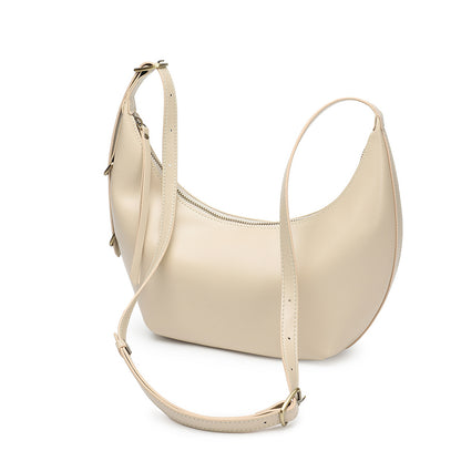 Borsa hobo di nicchia senza tempo in vera pelle con patina unica cerata a olio