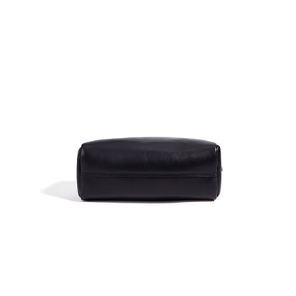 Minimalist Genuine Sheepskin Bowling Clutch Bag