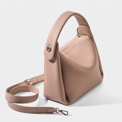 Borsa a tracolla morbida per sigarette in vera pelle da donna