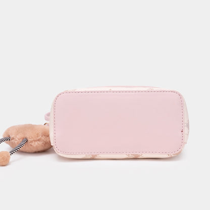 Whimsy Pegasus Pattern Vegan Eco-Leather Mini Flap Clutch Bag
