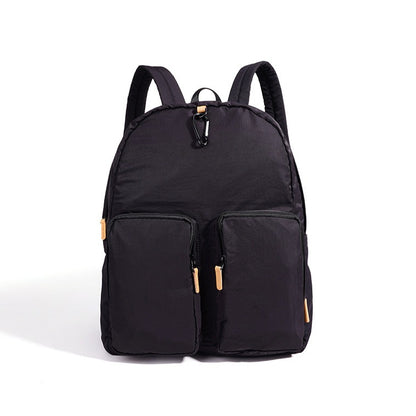 Minimalist Nylon Spacious Capacity Zipper Backpack