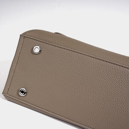 Slouchy Supple Genuine Leather Flap Messenger Clutch Bag