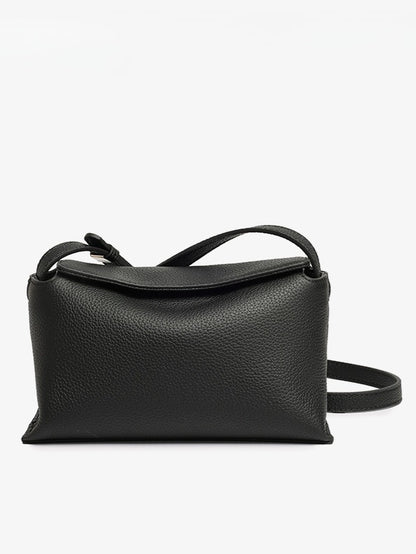 The Artisan Niche Genuine Leather Crossbody Bag with Hidden Magnetic Clasp
